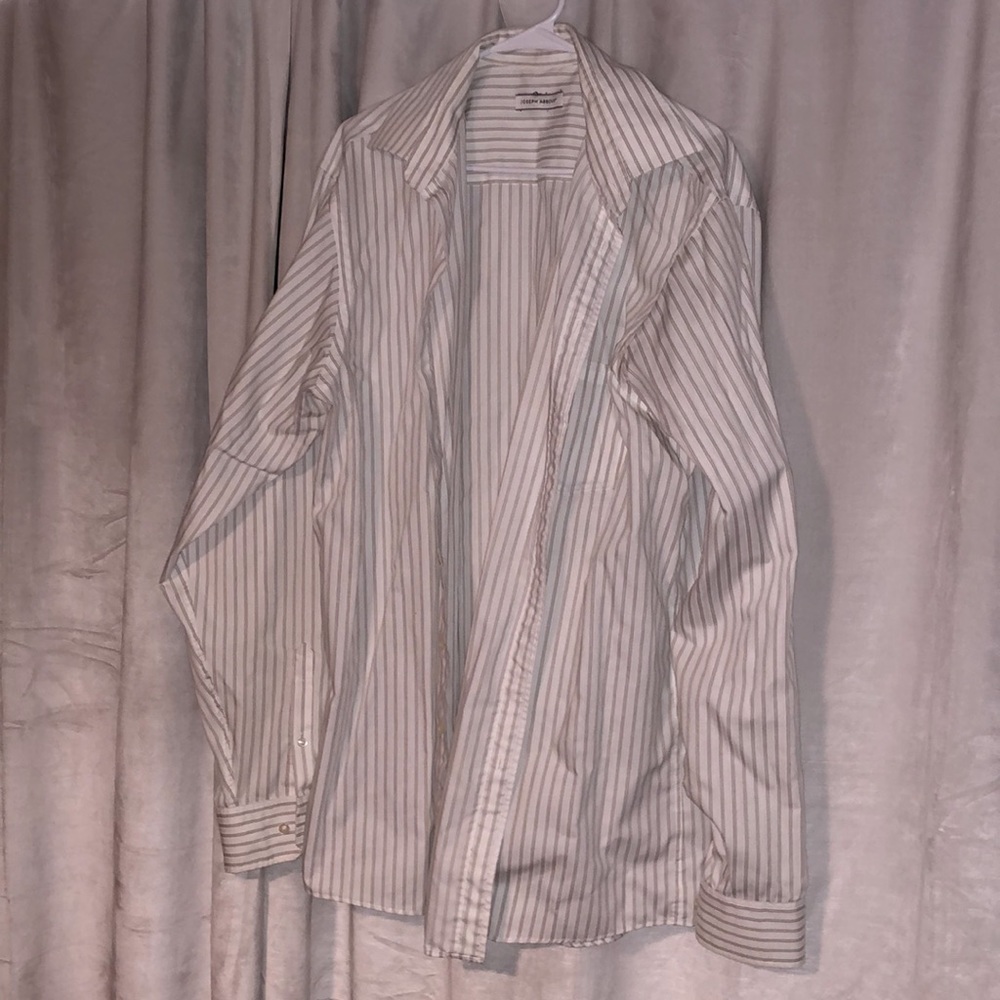 Men’s White Button Down Professional Shirt